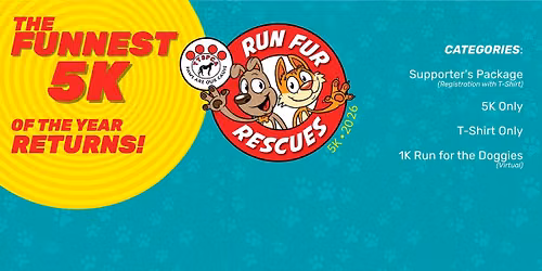 TTSPCA Run Fur Rescues 5K 2026