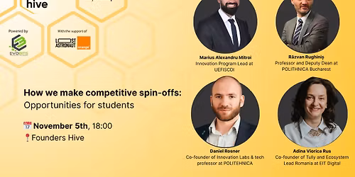 How we make competitive spin-offs: Opportunities for students