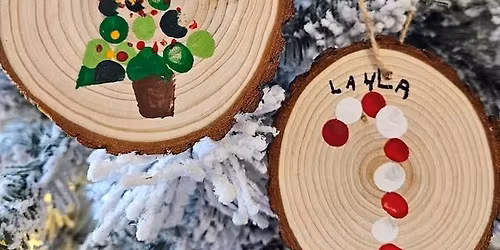 Toddler Crafts - Fingerprint Ornaments