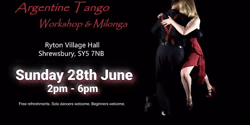 Ryton 1\/2 Day Workshop & Milonga