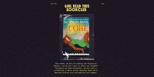 Girl, Read This: Score by Kennedy Ryan + Versions of Me Mirror Workshop
