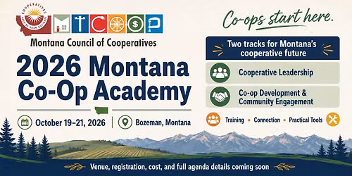 Montana Co-Op Academy 2026