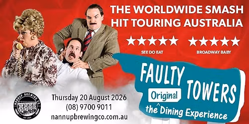 FAULTY TOWERS Dining Experience at Nannup Brewing Co. 
