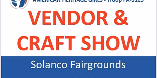 AHG 4th Spring Vendor and Craft Show 