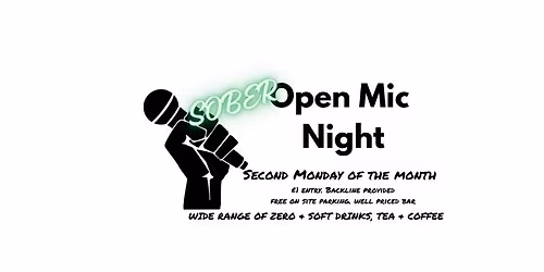Sober Open Mic Night - Fiery Bird, Woking
