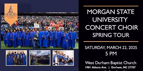 Morgan State University Choir - Spring Concert at Murphy Fine Arts Center