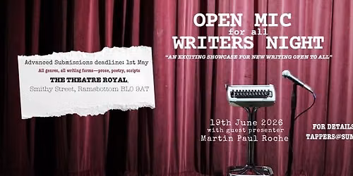 Open Mic for all Writers Night