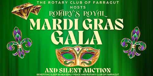 Rotary's Royal Mardi Gras Gala and Silent Auction