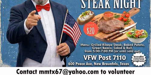Steak Night - Friday June 26th