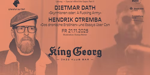 Lesung: Dietmar Dath, Hendrik Otremba & Danke Magazin Releaseparty