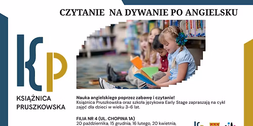 "Czytanie na dywanie po angielsku" z Early Stage w Filii nr 4