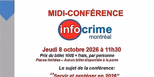 Midi-Conf\u00e9rence ICM - Servir et prot\u00e9ger en 2026