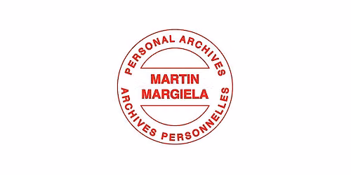 MARTIN MARGIELA - ARCHIVES PERSONNELLES