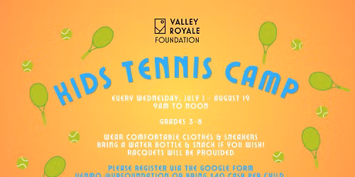 Kids Tennis Camp