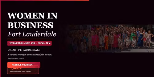 Women in Business Brunch  Ft. Lauderdale at Ukiah