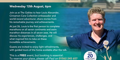 An Audience with Adventurer & World Record Holder, Louis Alexander