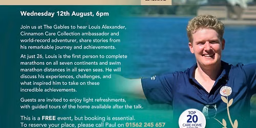 An Audience with Adventurer & World Record Holder, Louis Alexander
