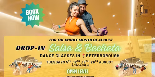 Peterborough Drop in Salsa & Bachata Classes - JG Dance