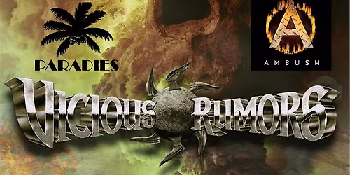 VICIOUS RUMORS - US ASYLUM TOUR 2026 with AMBUSH & PARADIES