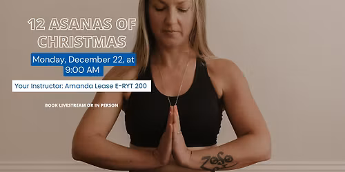 12 Asanas of Christmas Yoga Class