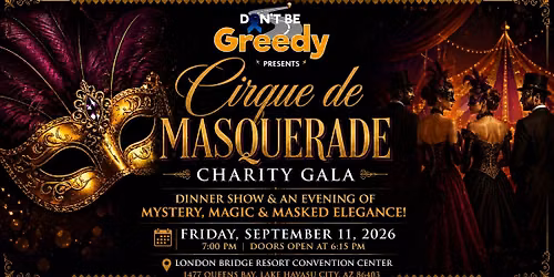 Cirque de Masquerade Charity Gala