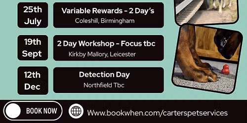 Mark Doggett Detection Training UK - Northfield, B31 tbc