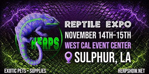 HERPS Sulphur Exotic Reptile and Pet Show