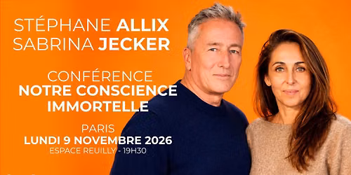 Conf\u00e9rence St\u00e9phane Allix et Sabrina Jecker - Paris