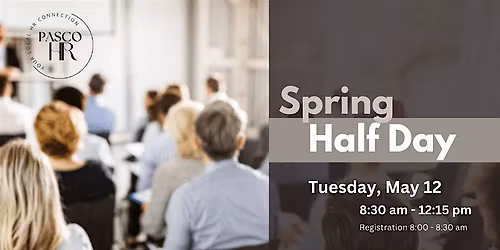 PASCO - Spring Half Day Conference