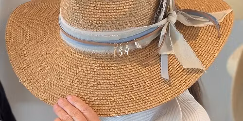 Design & Style a Spring Straw Hat Workshop