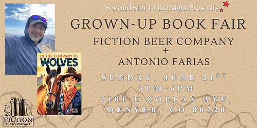 Grown-Up Book Fair at Fiction Beer Company with Antonio Farias