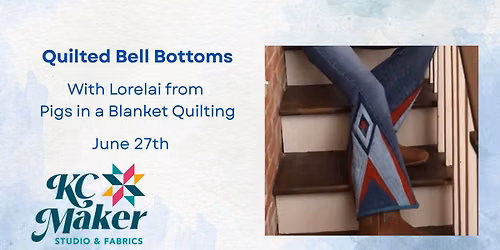 Quilted Bell Bottoms with Lorelai