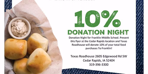 Bolts Night at Texas Roadhouse