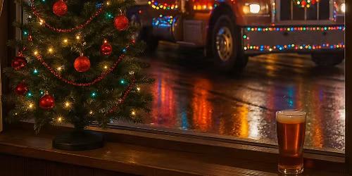 ✨ Truckers Light Parade Hangout at Dad's Garage Taphouse 🚚🎄