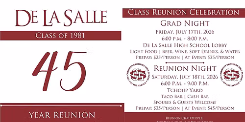 Class of 1981 Grad Night