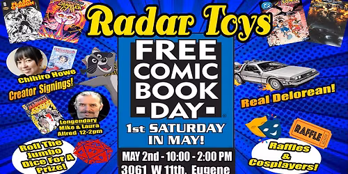 Eugene Free Comic Book Day!
