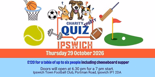 The Big RSPCA Charity Sporty Quiz Night