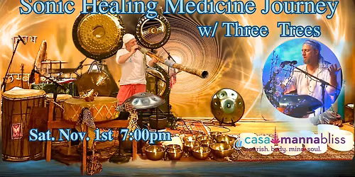DELRAY BEACH! SoulMonic\u2122 Sound Healing  & Shamanic Energy Medicine Journey w\/ Three Trees!!!