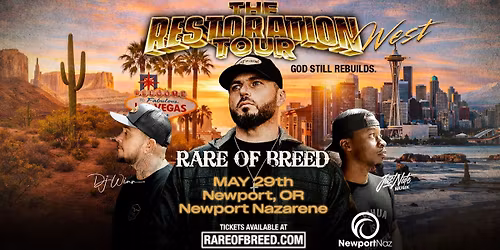 Rare of Breed LIVE in Newport, OR at Newport Naz