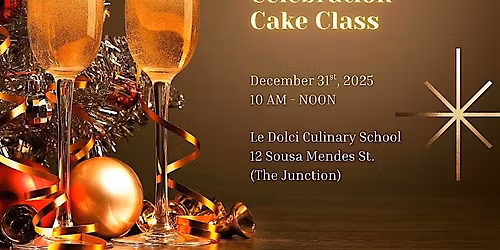 New Year's Eve Celebration Cake