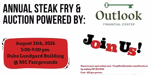 2026 Chamber Steak Fry & Annual Auction Powered By Outlook Financial Center