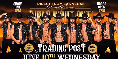 June 10th: Lynchburg, VA - Girls Night Out the Show\u00ae AUSTRALIAN TAKEOVER at Trading Post