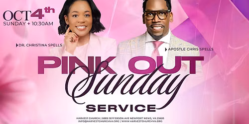 PINK OUT "Cancer Awareness" Sunday Worship Service