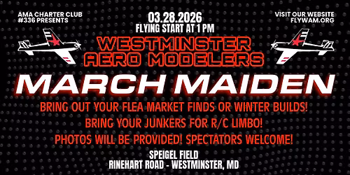 March Maiden Fun Fly