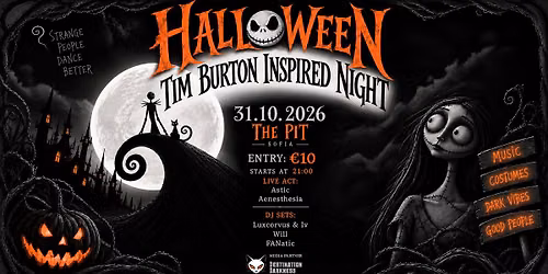HALLOWEEN Tim Burton Inspired Night