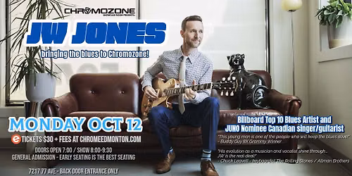 JW Jones brings Monday night blues to Chromozone!
