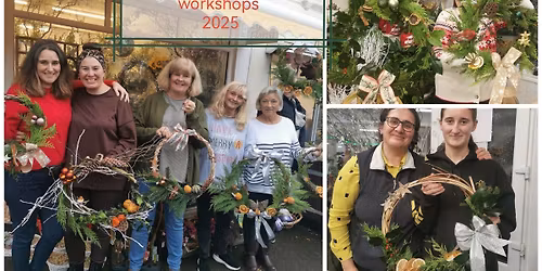 Christmas wreath making workshops 