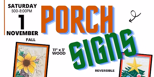 Fall-iday Porch Sign Workshop PART 2!