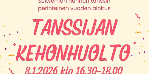 Tanssijan kehonhuolto