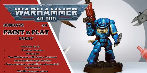 Paint N Play Casual Warhammer